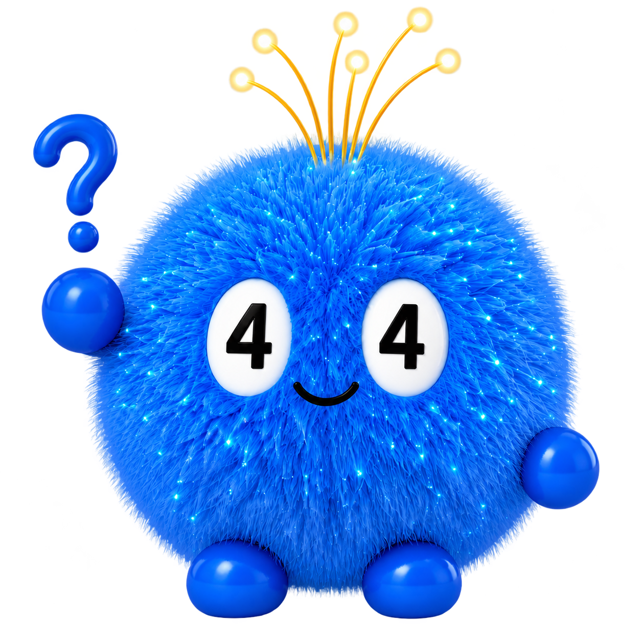 質問を案内する、おしごと光10Gキャラクターのピカりん
